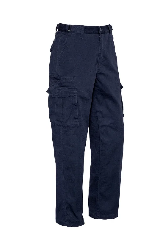 Women's Wide - Leg Denim Cargo Pants in Dark Wash with Distressed Details for a Trendy AppearanceSyzmik Basic Cargo Pant ZP501R