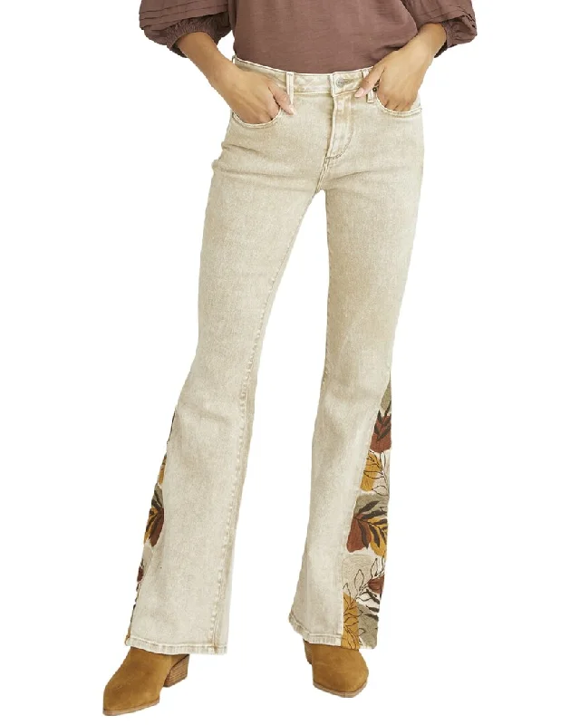 Men's Jeans with a Cargo - Inspired Knee Pocket for Extra StorageDriftwood Jeans Farrah Tan Flare Jean