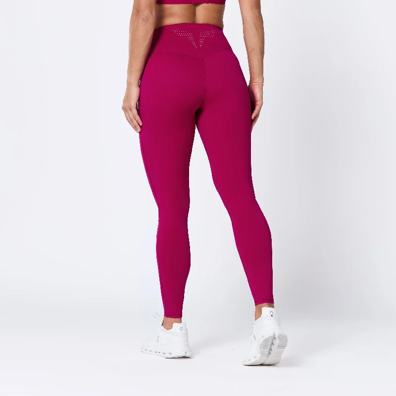 women tights with a UV - protection feature for outdoor activitiesRun The City Leggings 27" 2.0 - Cerise