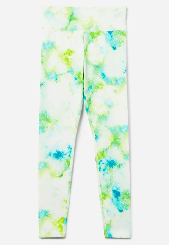 women tights for a themed party like a 80s retro partyTie-Dye Full-Length Leggings