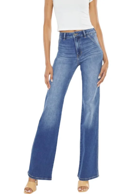 Plus Size Men's Relaxed Fit Jeans with a Tapered Leg for a Laid - Back VibeTrina Denim Trouser Jeans In Light Wash