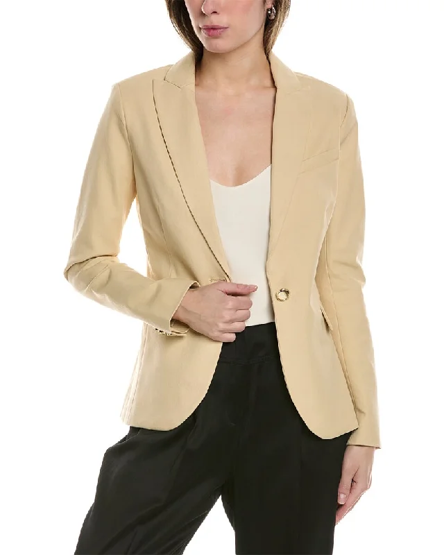 Women's Slim - Fit Blazers in Charcoal Gray for a Professional AppearanceDerek Lam 10 Crosby Allie Blazer