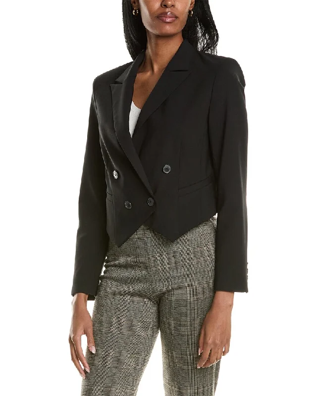 Double - Breasted Women's Polyester Blazers in Bright Colors for a Fun StyleBa&Sh Wool-Blend Blazer