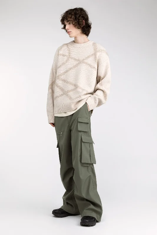 Women's Cropped Cargo Pants in Khaki with Multiple Pockets for a Practical and Fashionable StyleCARGO PANT