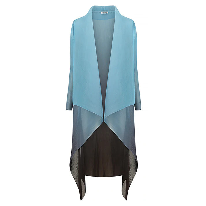 Cropped Women's Angora Blend Sweaters for a Trendy LookAlquema Blue Topaz Estrella Dress & Collare Coat