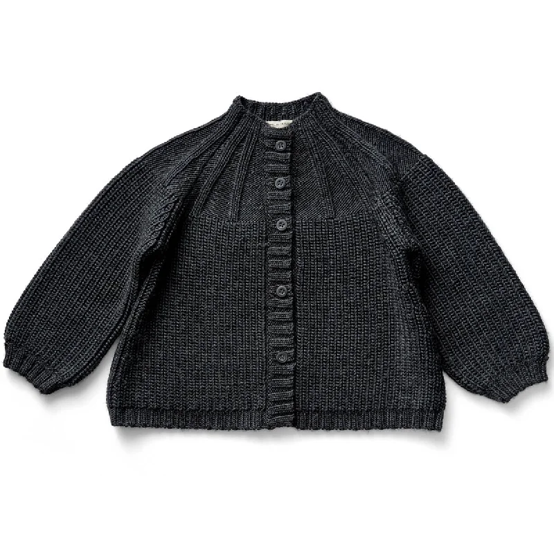 cashmere blend women cardigan for a luxurious feelBeatrice Cardigan in Soot by Soor Ploom