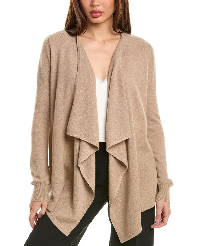 machine washable women cardigan for easy careBruno Magli Waterfall Cashmere Cardigan