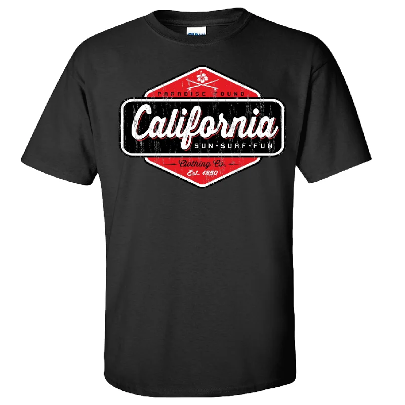 Striped Women T Shirt in a Classic PatternCalifornia Paradise Found Asst Colors T-shirt/tee