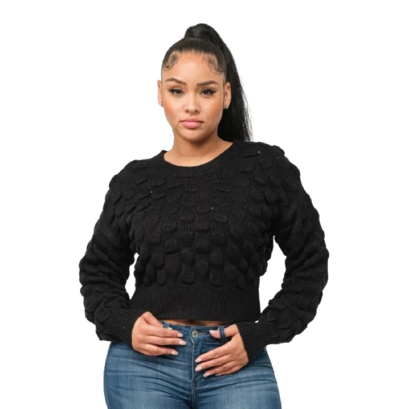 Hooded Women's Fleece - Lined Sweaters for WinterChecker Sweater Top