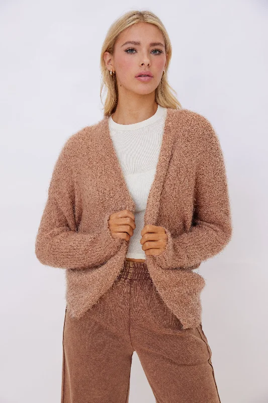 ribbed women cardigan with a classic textureConnie Soft Cardigan