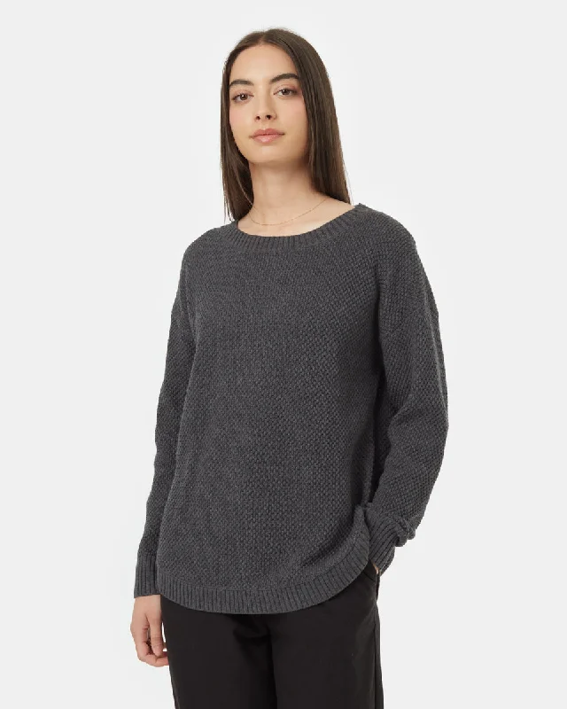 Plus Size Women's Oversized Chunky Knit SweatersHighline Drop Shoulder Sweater