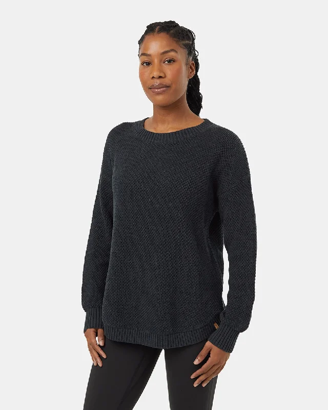 Hooded Women's Fleece - Lined Sweaters for WinterHighline Drop Shoulder Sweater