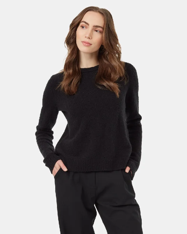 Hooded Women's Fleece - Lined Sweaters for WinterHighline Fuzzy Crew Sweater