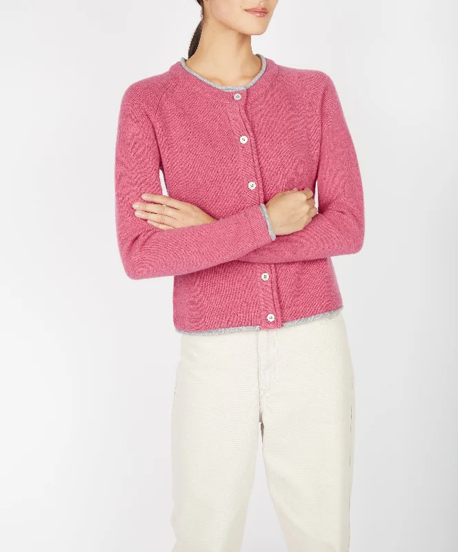 maternity women cardigan for expecting momsIrish - Killiney Cardigan - Rose Pink