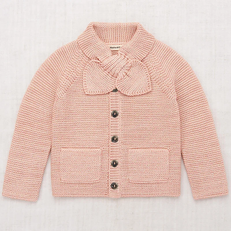 boyfriend style women cardigan for a relaxed fitScout Cardigan in Faded Rose by Misha & Puff