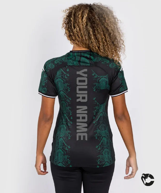 Puff Sleeve Women T Shirt for a Fashion - Forward LookUFC Adrenaline by Venum Personalized Authentic Fight Night Women’s Walkout Jersey - Emerald Edition - Green/Black