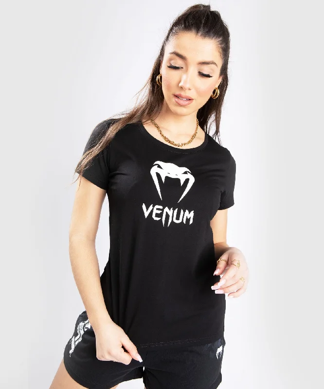 Organic Cotton Women T Shirt for Eco - Conscious WearersVenum Classic T-Shirt - For Women - Black