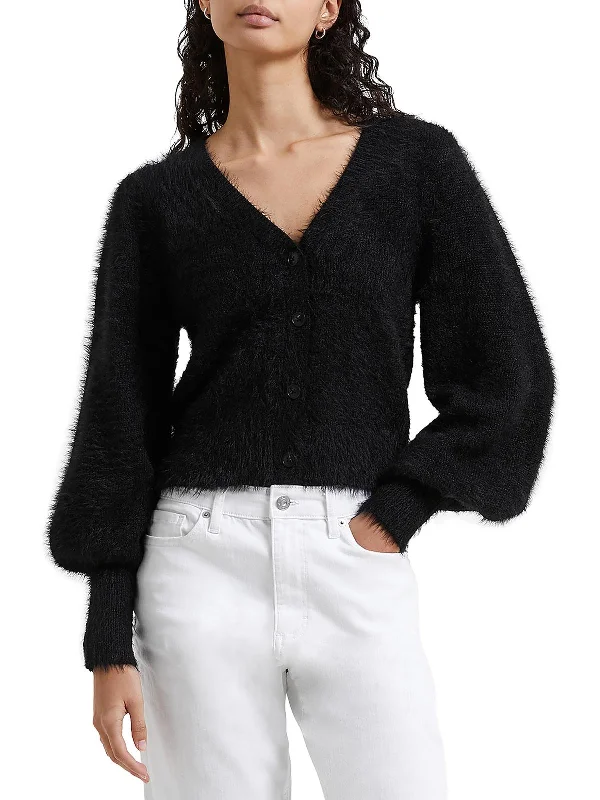 maternity women cardigan for expecting momsWomens Textured Fluffy Cardigan Sweater