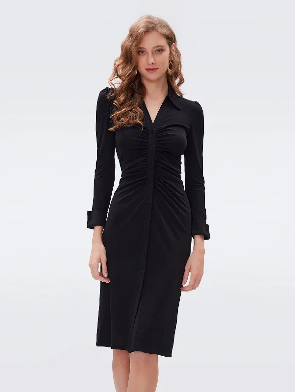 Backless Women Dress for a Sexy and Alluring Look at Evening EventsSheska Dress in Black