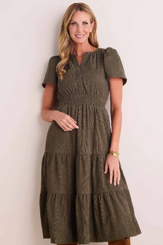 Midi dresses with empire waists for a flattering maternity optionMaisie Dress