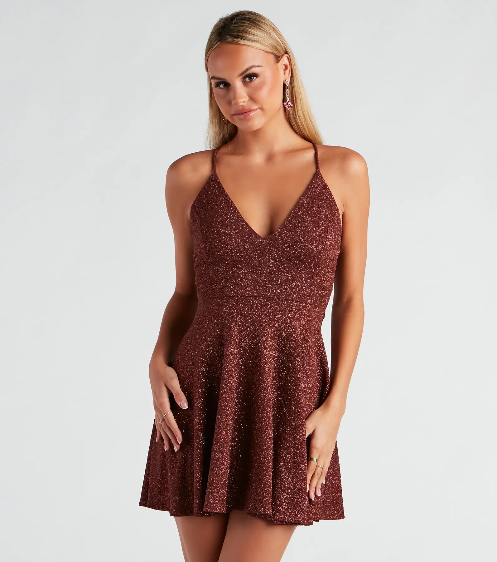 Ruffled mini dresses for a romantic touchShine Bright Skater Dress