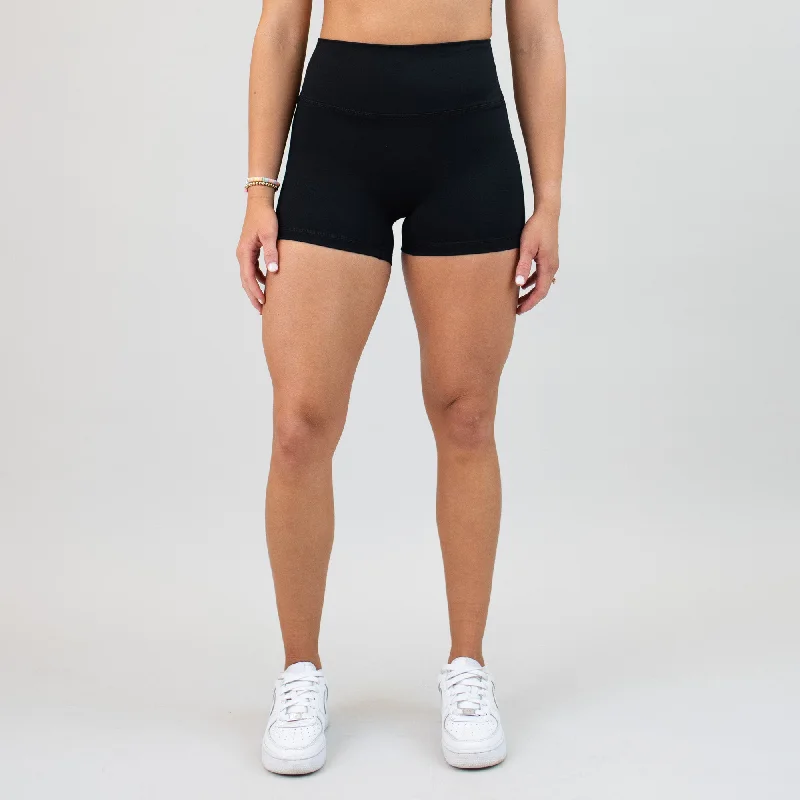 Tie - Waist Women Shorts for a Customizable FitAscend Short 3.25" - No Front Seam - Higher Rise