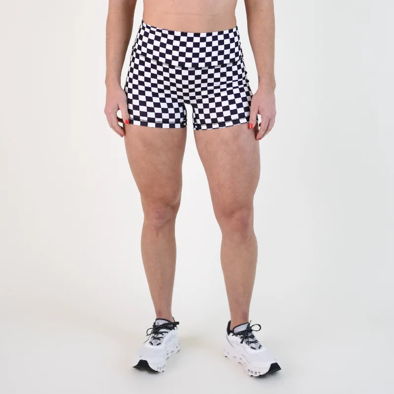 Cuffed Women Shorts for a Laid - Back and Trendy LookAscend Short 3.25" - No Front Seam - Higher Rise