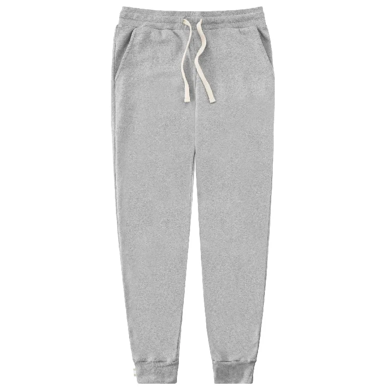 Plus Size Women's Cargo Sweatpants in Khaki with Multiple Pockets for a Practical and Stylish OptionFine Ribbed Sweatpant Heather Grey - Unisex