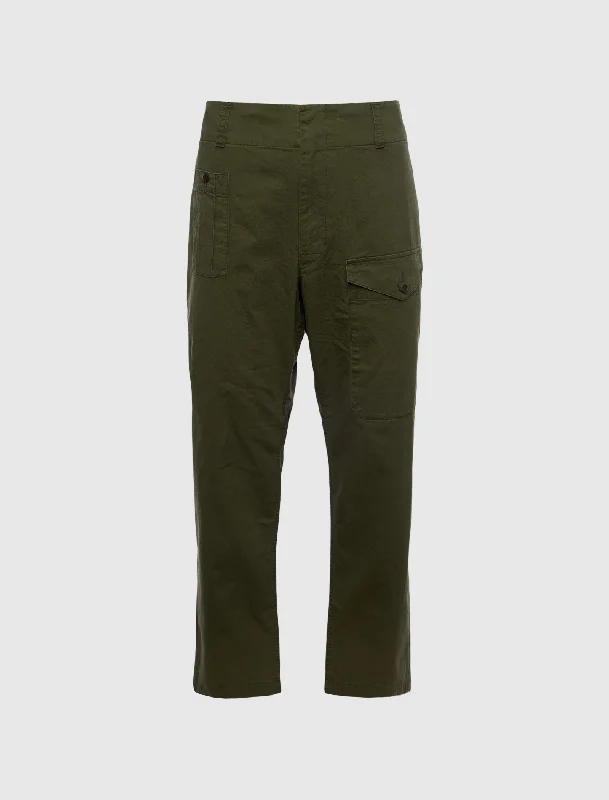 Women's Slim Fit Ripstop Cargo Pants in Olive Green for Outdoor AdventuresSTRAIGHT CARGO PANTS