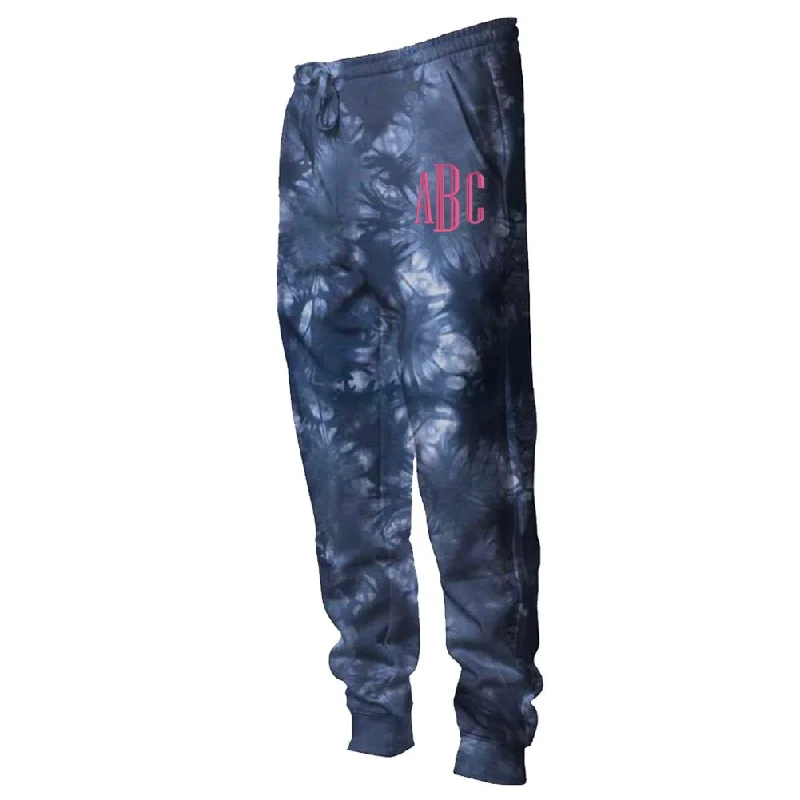 Printed Floral Women's Sweatpants in Pink for a Feminine and Spring - Inspired LookMonogrammed Tie Dye Joggers