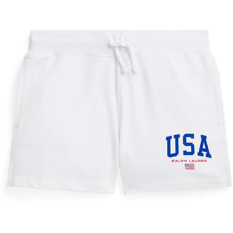 Elastic Waist Women Shorts for Easy Wear and ComfortPolo Ralph Lauren Girls White Shorts