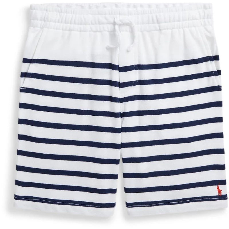 Twill Women Shorts with a Smooth Texture and DurabilityPolo Ralph Lauren White/Spring Navy Shorts