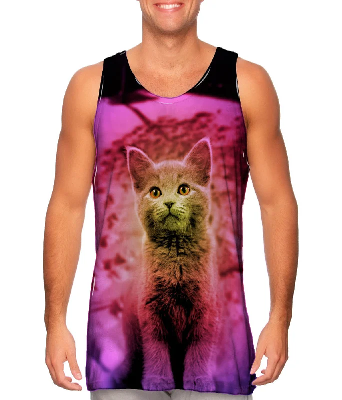 Plunge Neck Women's Seamless Tank Tops for a Smooth FitSnow Track Kitten