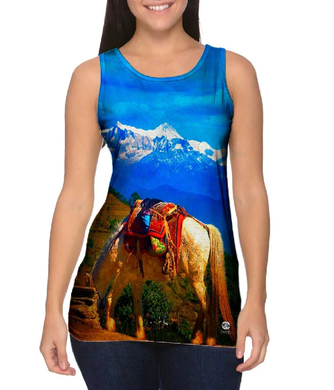 Plunge Neck Women's Seamless Tank Tops for a Smooth FitSoaring Andes Mountains