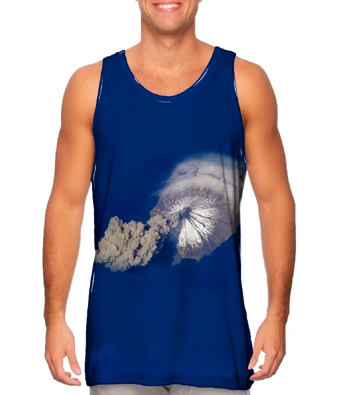 V - Neck Women's Moisture - Wicking Tank Tops for RunningSpace Aleutian Islands Alaska Volcano