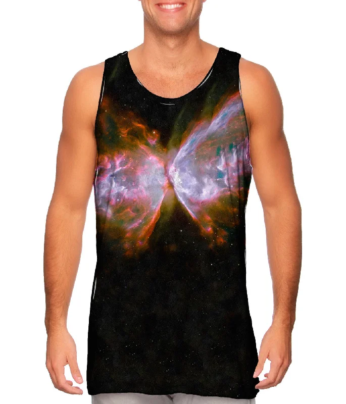 Women's Spaghetti Strap Tank Tops with Geometric PatternsSpace Galaxy Butterfly Nebula