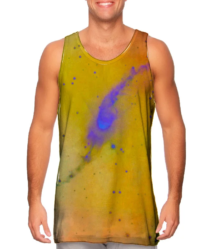 Women's Cropped Tank Tops with Vintage Band LogosSpace Galaxy Garden Sprinkler Nebula