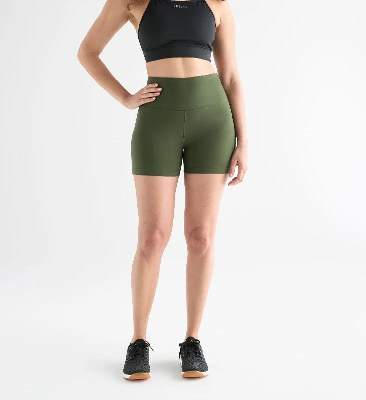 Tie - Waist Women Shorts for a Customizable FitWomen's High-Rise Matte Short 4"